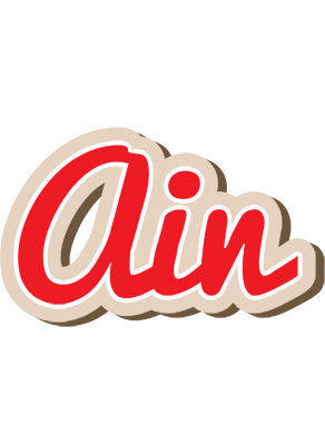 Ain chocolate logo