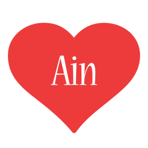 Ain love logo