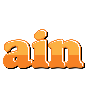 Ain orange logo