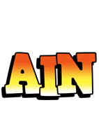 Ain sunset logo