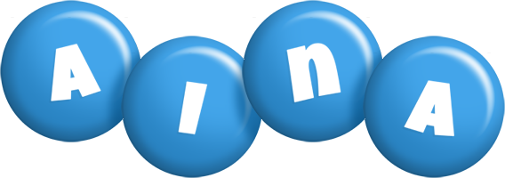 Aina candy-blue logo