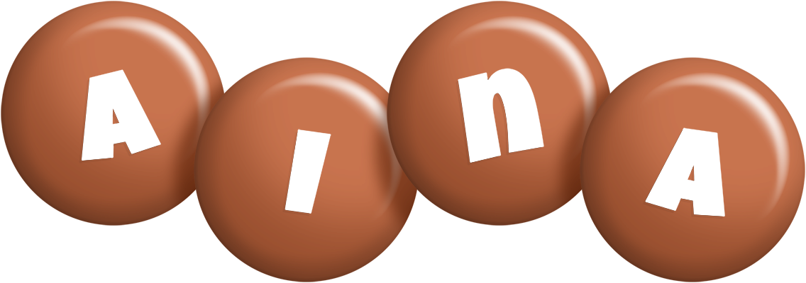 Aina candy-brown logo