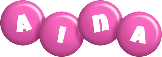 Aina candy-pink logo