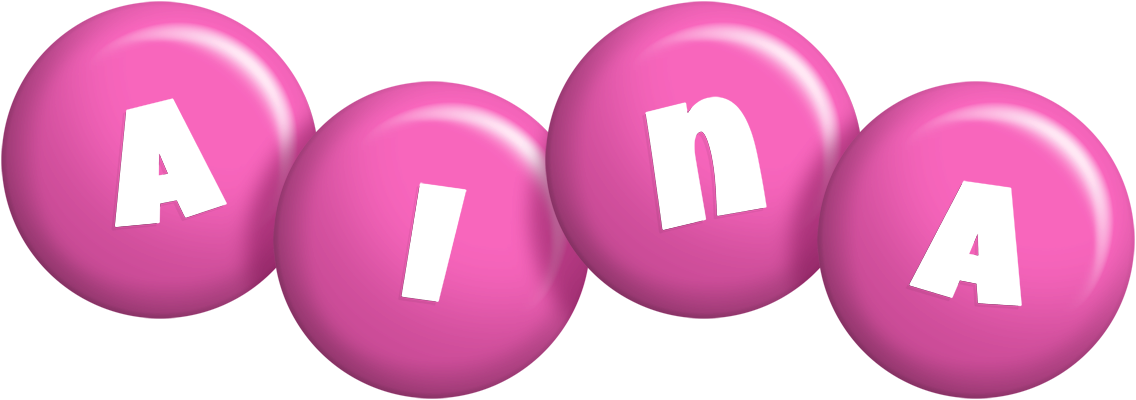Aina candy-pink logo