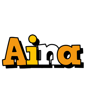 Aina cartoon logo
