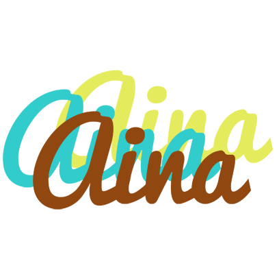 Aina cupcake logo