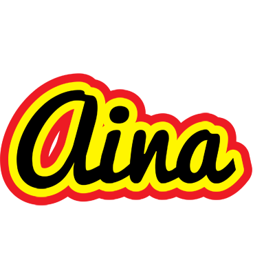 Aina flaming logo