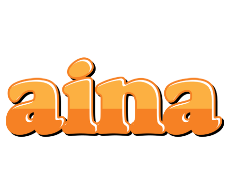 Aina orange logo