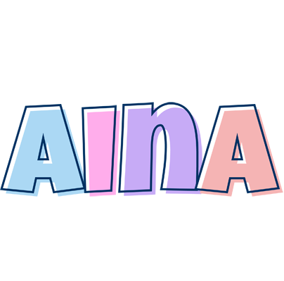 Aina pastel logo