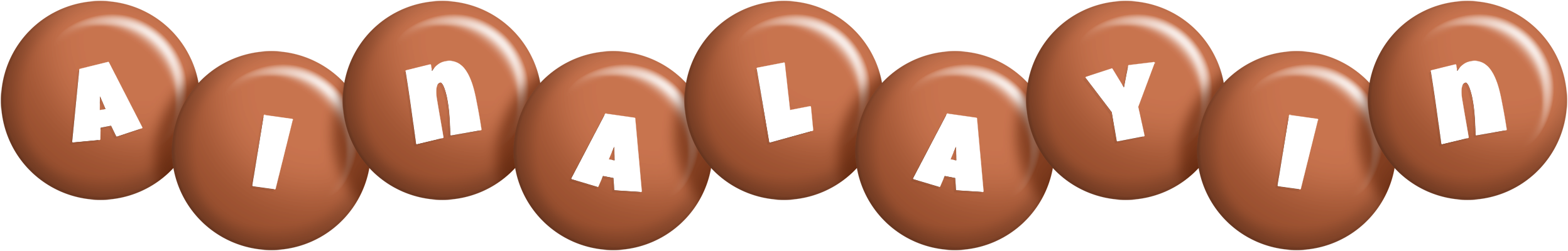 Ainalayin candy-brown logo