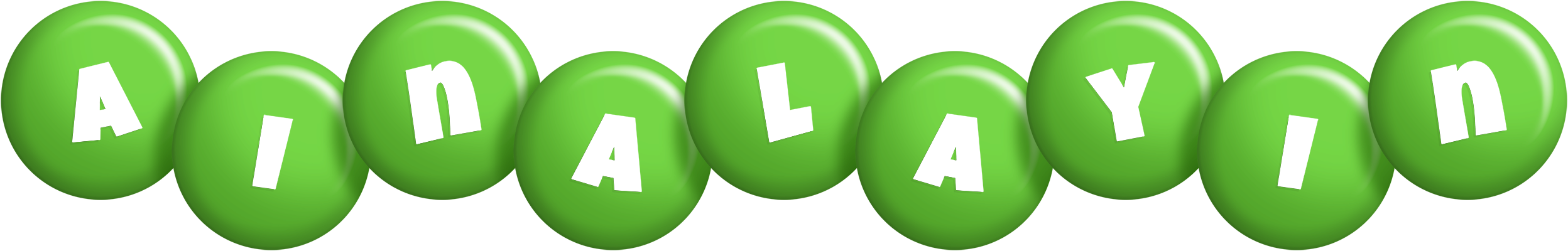 Ainalayin candy-green logo