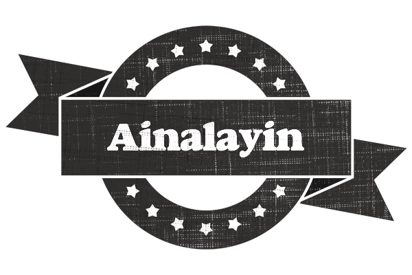 Ainalayin grunge logo