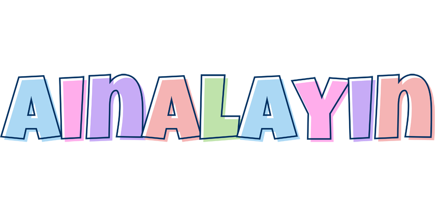 Ainalayin pastel logo