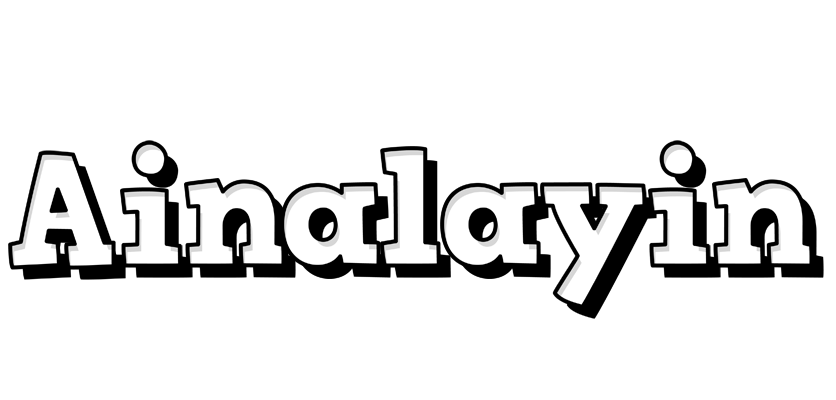 Ainalayin snowing logo