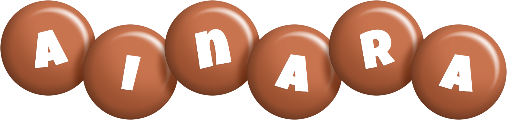 Ainara candy-brown logo