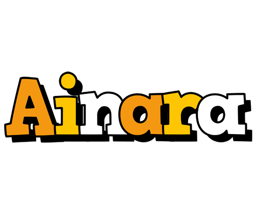 Ainara cartoon logo