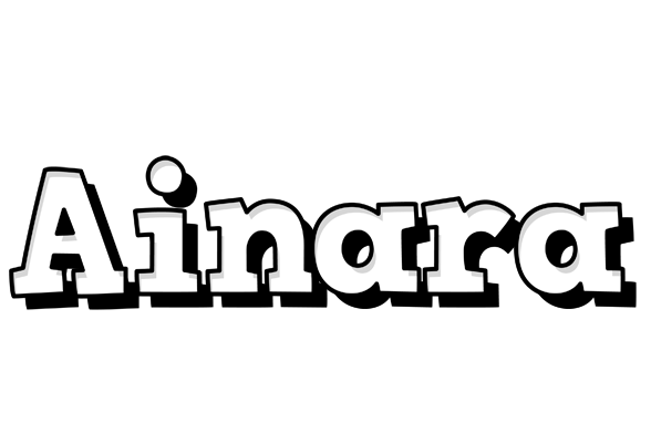 Ainara snowing logo