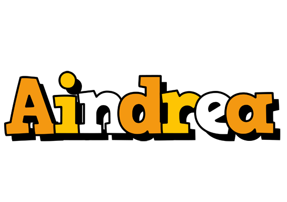 Aindrea cartoon logo