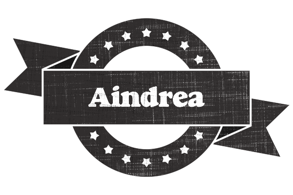 Aindrea grunge logo