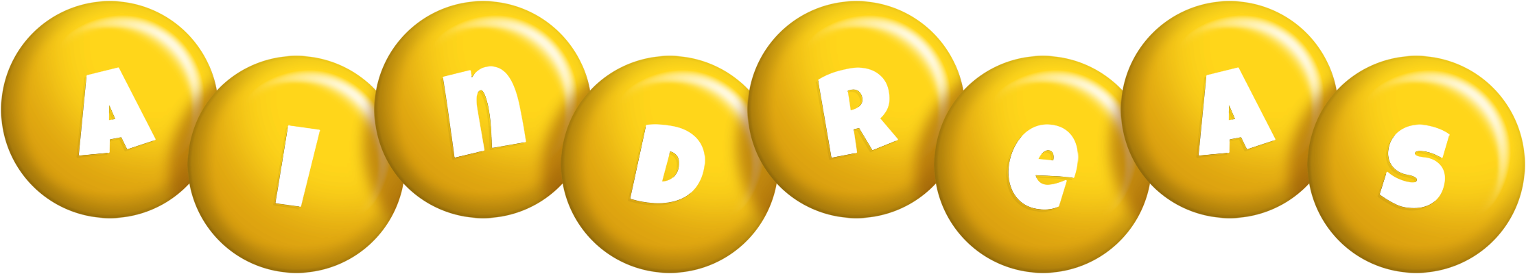 Aindreas candy-yellow logo