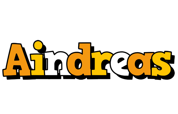 Aindreas cartoon logo