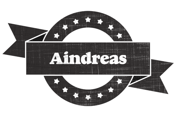 Aindreas grunge logo