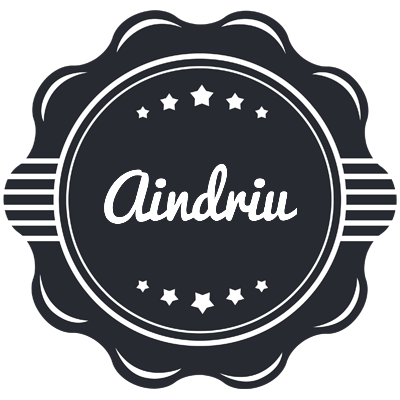 Aindriu badge logo