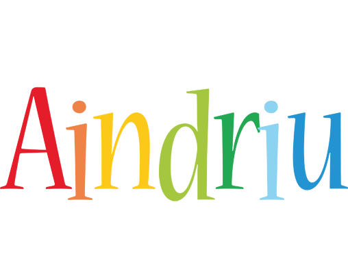 Aindriu birthday logo