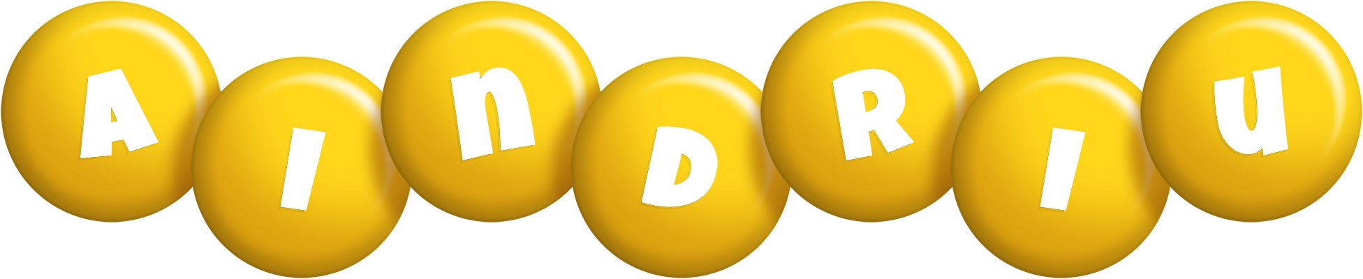 Aindriu candy-yellow logo