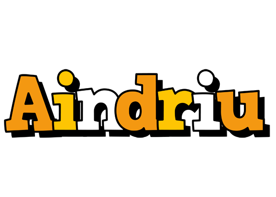 Aindriu cartoon logo