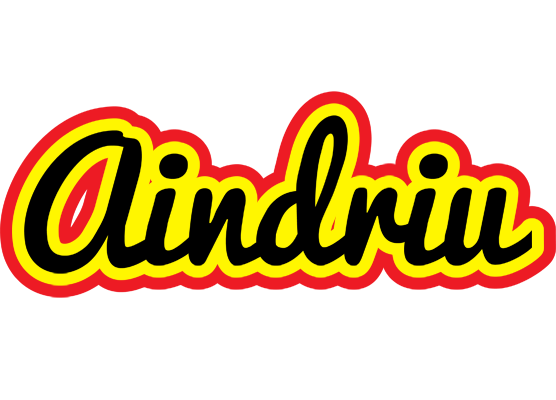 Aindriu flaming logo