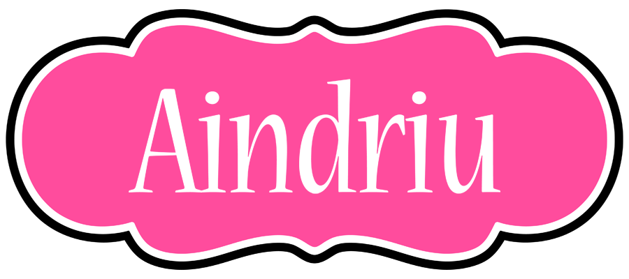 Aindriu invitation logo