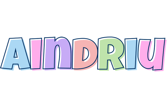 Aindriu pastel logo