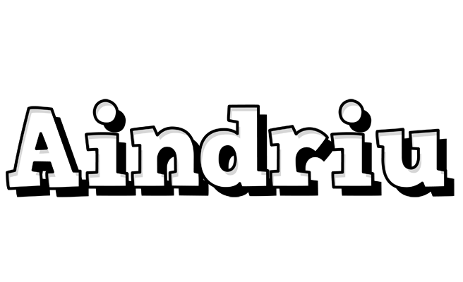 Aindriu snowing logo