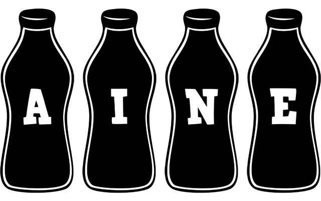 Aine bottle logo
