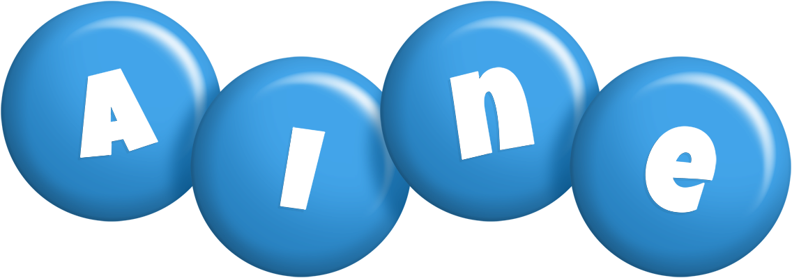 Aine candy-blue logo