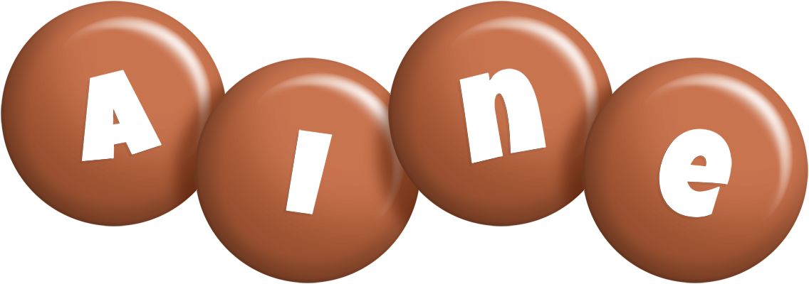 Aine candy-brown logo