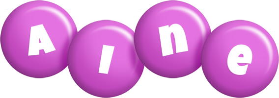 Aine candy-purple logo