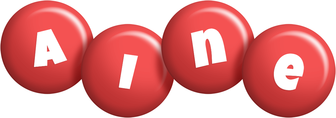 Aine candy-red logo