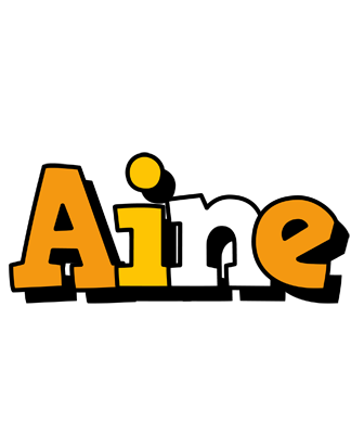 Aine cartoon logo