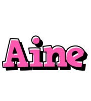 Aine girlish logo