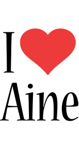Aine i-love logo