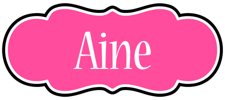 Aine invitation logo