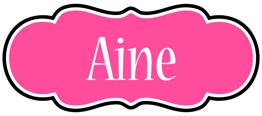 Aine invitation logo