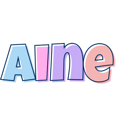 Aine pastel logo