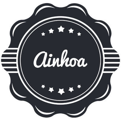 Ainhoa badge logo