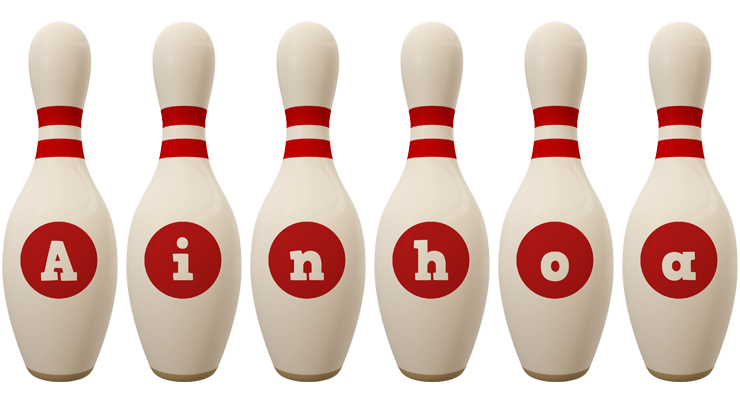 Ainhoa bowling-pin logo