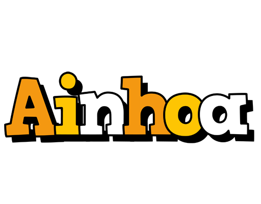 Ainhoa cartoon logo