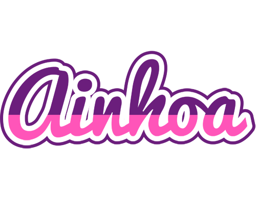 Ainhoa cheerful logo