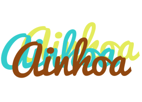 Ainhoa cupcake logo